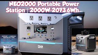 NEO2000 Portable Power Station - A Game Changer for Outdoor Enthusiasts