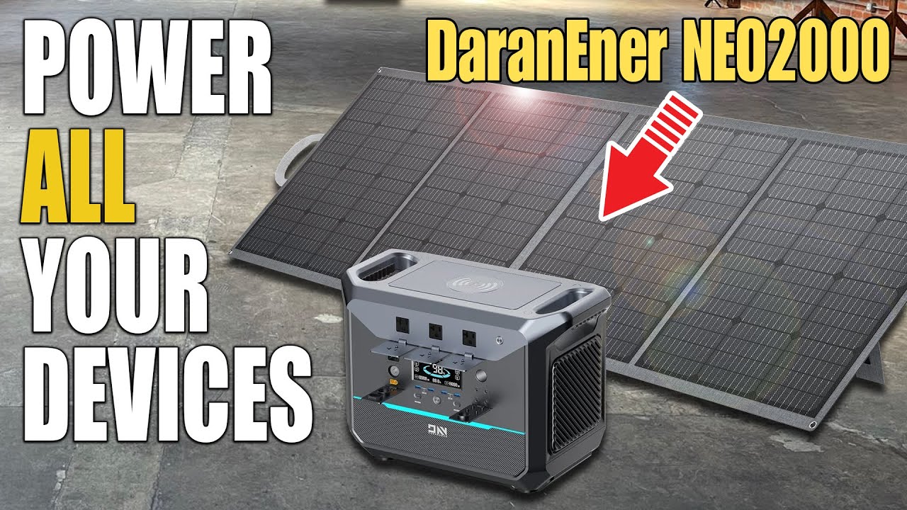 Unleashing the Power of DaranEner NEO2000: A Portable Power Station for All Your Needs