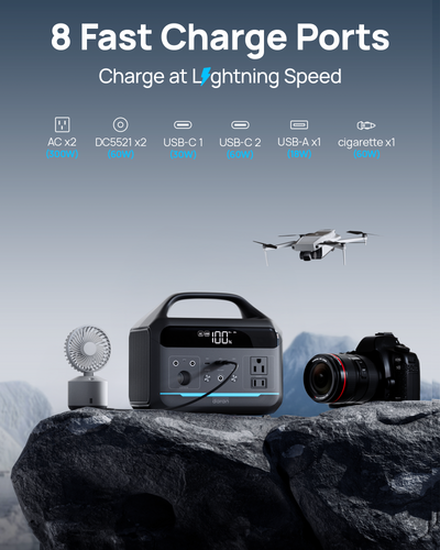 DaranEner NEOX Portable Power Station | 300W 192Wh RE