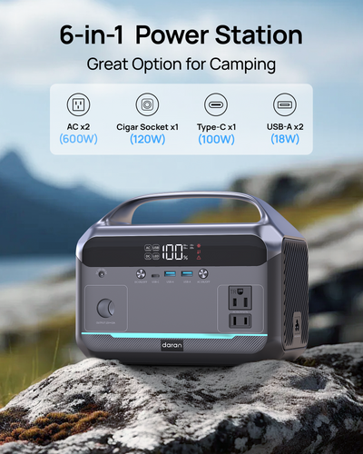Daran NEOK2 Portable Power Station | 600W 288Wh