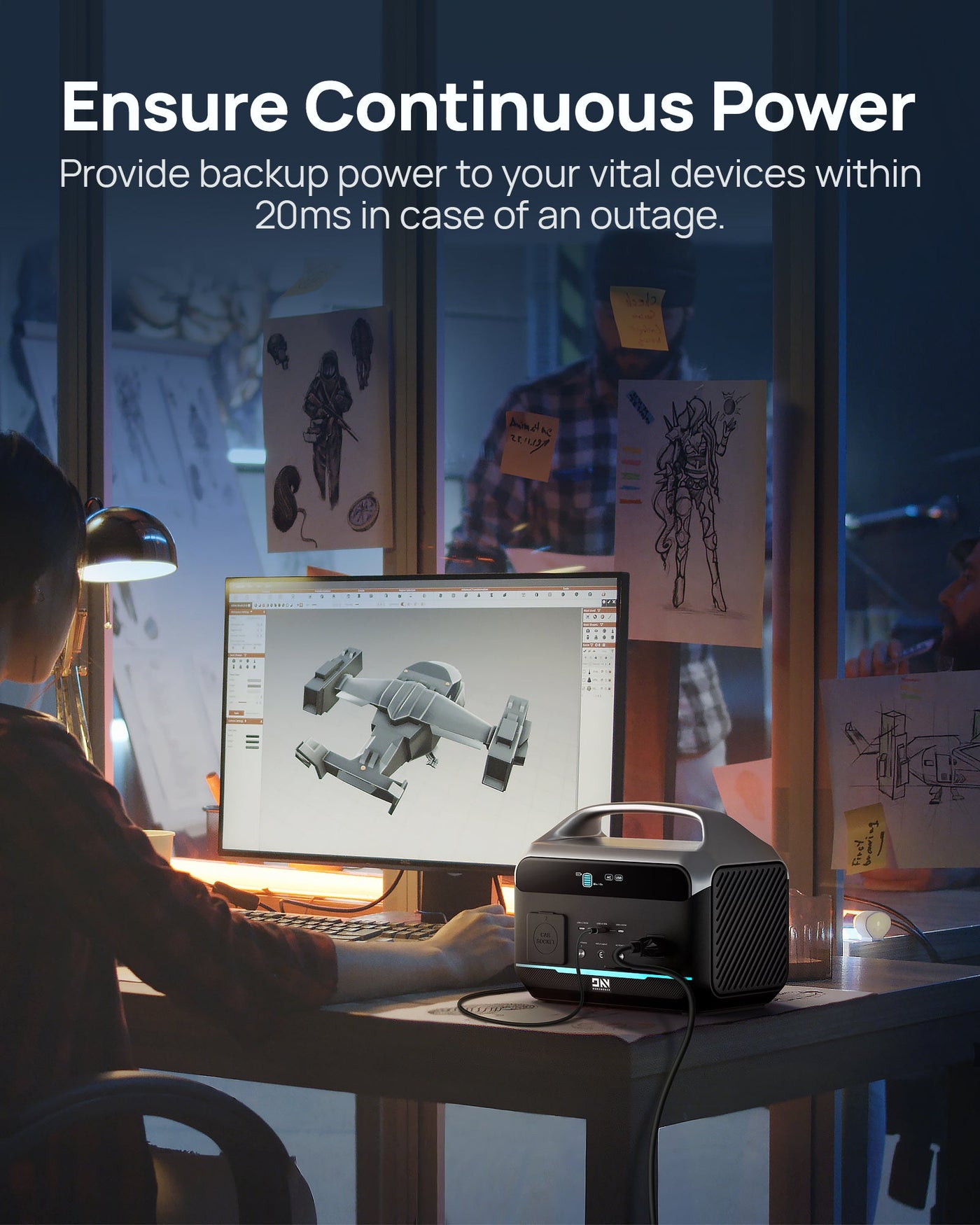 DaranEner NEO300 Pro Portable Power Station | 600W 299Wh (US Version)