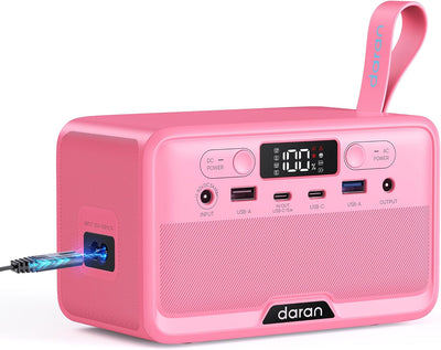 DaranEner R100 Portable Power Station | 100W 89.6Wh