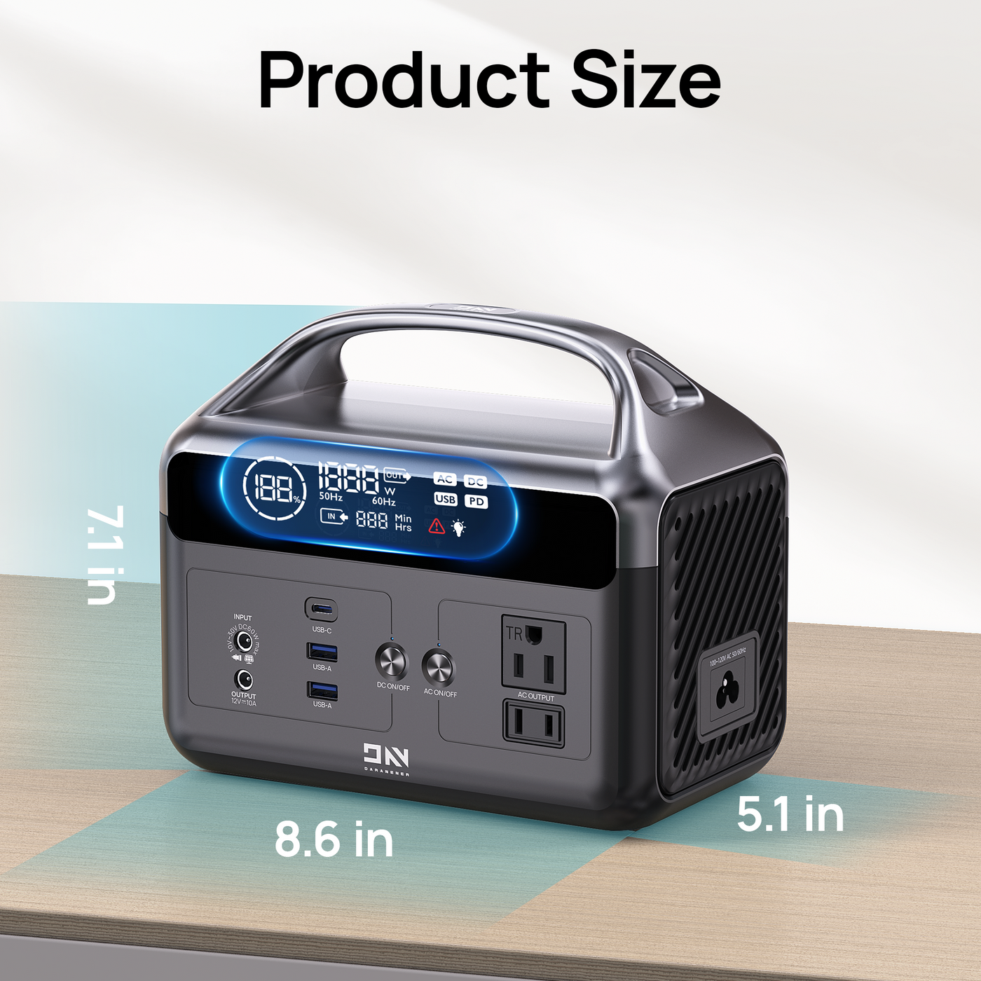 DaranEner NEOZ2 Portable Power Station | 300W 192Wh