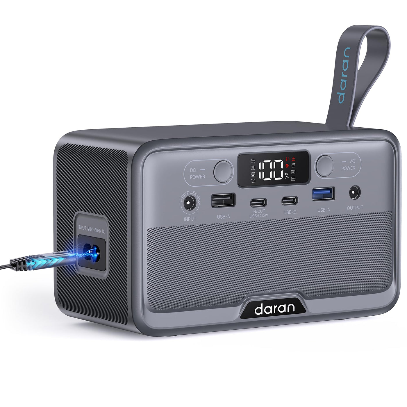 DaranEner R100 Portable Power Station | 100W 89.6Wh
