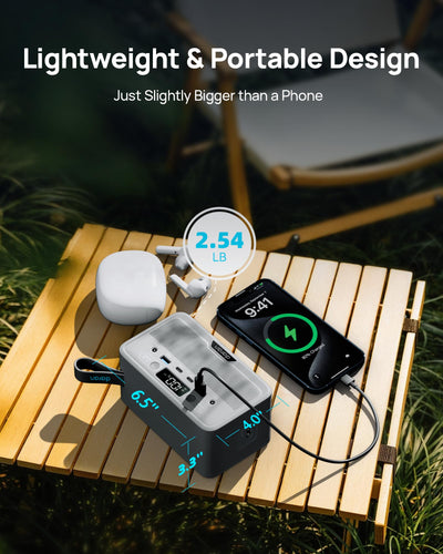 DaranEner R100 Portable Power Station | 100W 89.6Wh