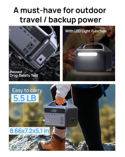 DaranEner NEOZL Portable Power Station | 300W 192Wh